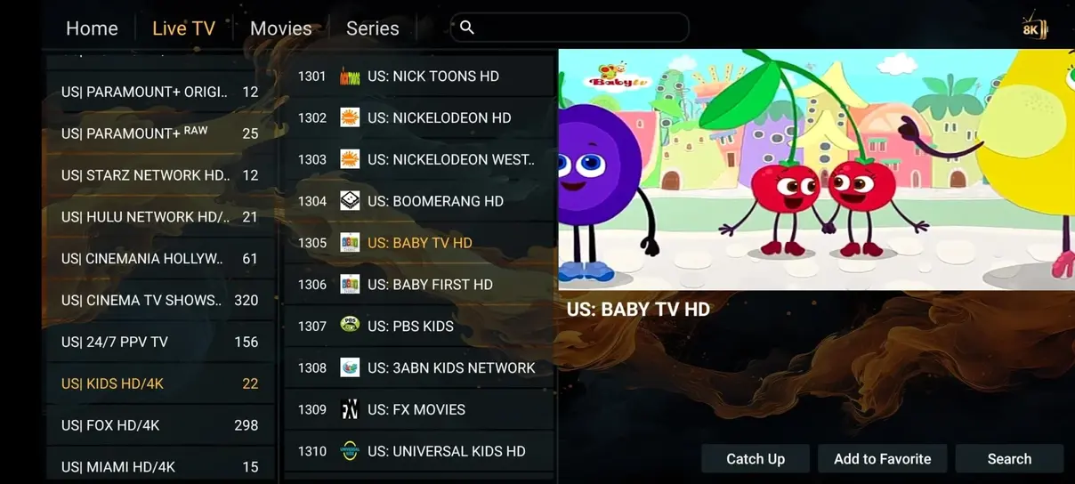 FreeGoTV streaming interface preview 3