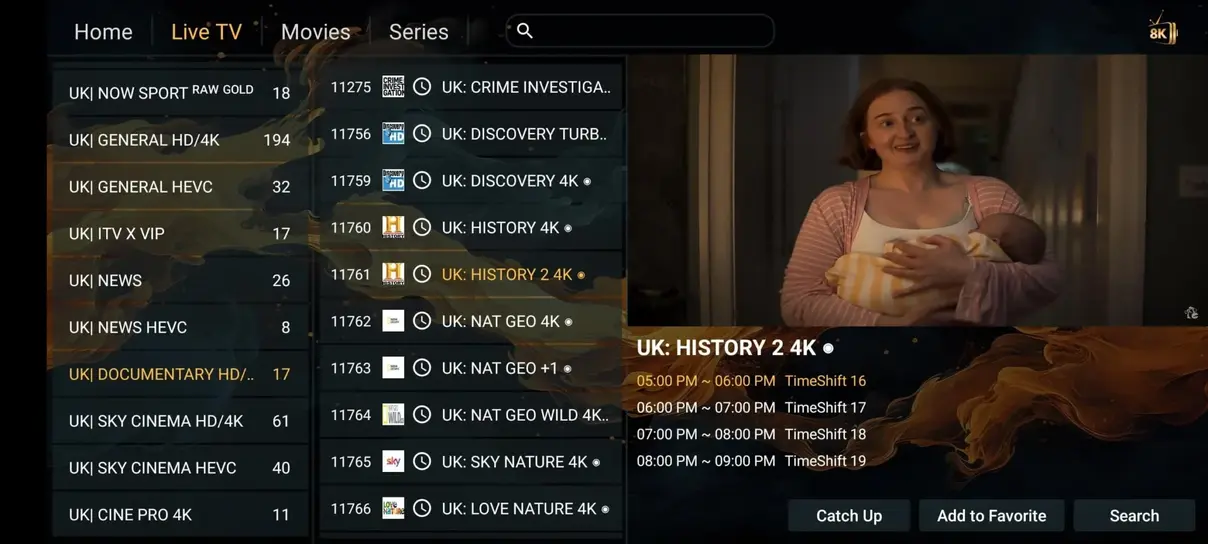 FreeGoTV streaming interface preview 7